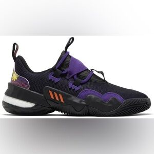 NWT Adidas Trae Young 1 ‘Black Team College Purple’ Men’s Basketball Shoes Sz 13